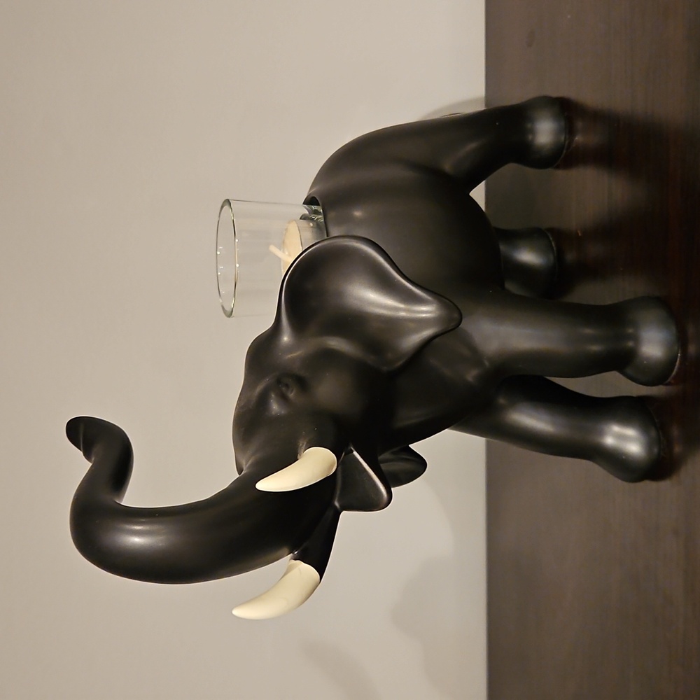 PartyLite Trumpeting Elephant Candle Holder P8761